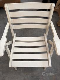 sedie in legno vintage x 4