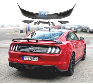SPOILER ALETTONE FORD MUSTANG 15-23 LOOK GT500 NER