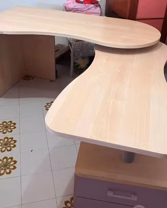 Scrivania apribile doppia