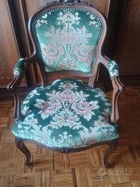 poltrona stile Luigi XV