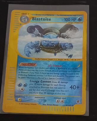 carta pokemon Blastoise 4 Eng Reverse