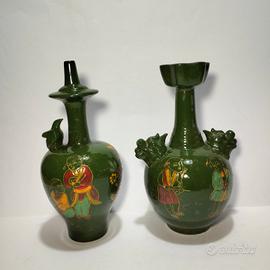 COPPIA DI VASI CINESI IN CERAMICA