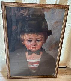 Quadro bimbo che piange