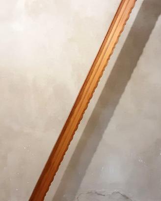 Bastone tenda a scomparsa in legno vintage