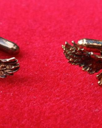 Aeronautica Militare gemelli aquila argento