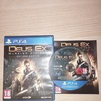 Gioco Deux Ex ps4/5 + codici