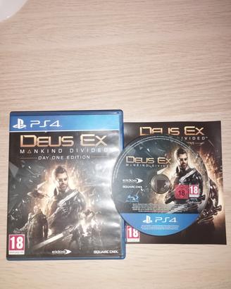 Gioco Deux Ex ps4/5 + codici