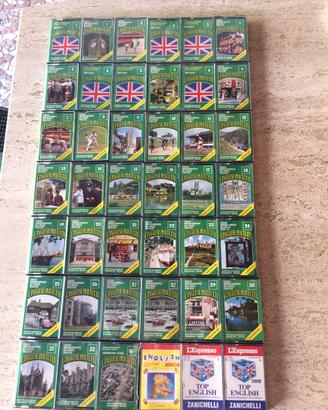 Audio cassette musicali e corso di inglese