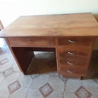 SCRIVANIA LEGNO CON SEDIA 