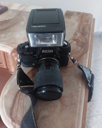 Fotocamera RICOH KR-5 Super  flash anni 80