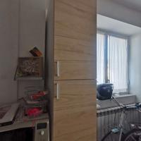 struttura pax ikea con 6 ripiani e ante chiusura