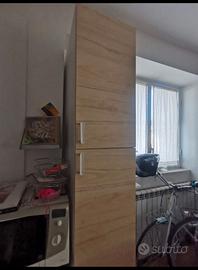 struttura pax ikea con 6 ripiani e ante chiusura