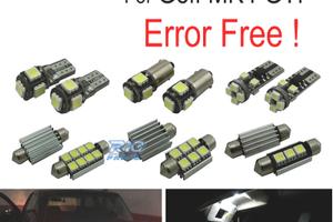 KIT 15 LAMPADE LED INTERNE PER VOLKSWAGEN VW GOLF 