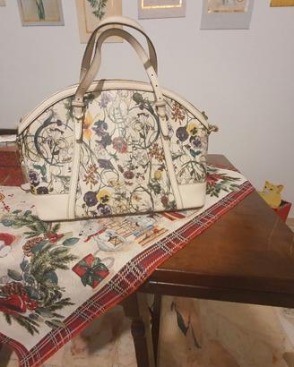 Gucci Flora bauletto in pelle stampata – originale