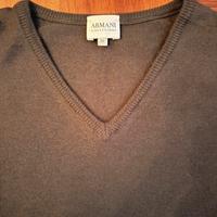 Maglioncino Armani pura lana nero tg 54