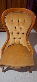 Poltrocina vintage  stile vittoriano 