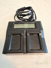 Caricabatterie doppio per batterie Sony NP-FW50