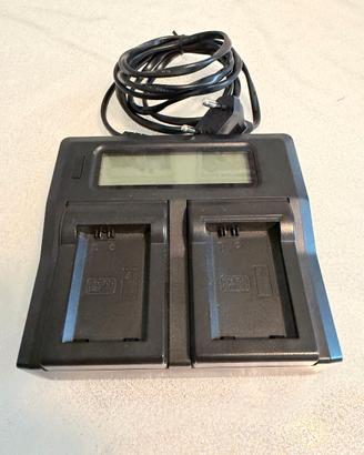 Caricabatterie doppio per batterie Sony NP-FW50