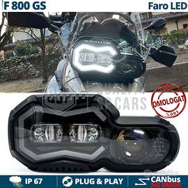 FARO LED Per BMW F 800 GS OMOLOGATO uso Stradale