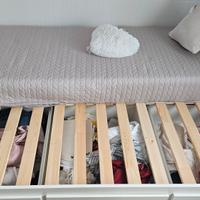 Divano letto allungabile e contenitore