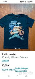 t shirt Jordan 10 anni