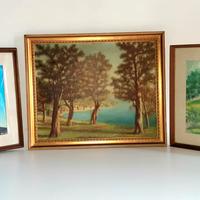 tre quadri autori indipendenti secolo scorso