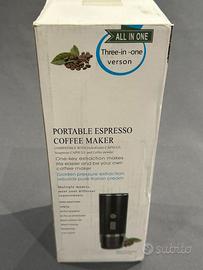 Macchina caffè portatile 15 bar batteri ricaricabi