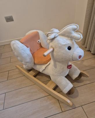 unicorno a dondolo trudi