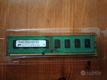 RAM 2GB DDR3 PC3-10600U 1333 MHz Usata