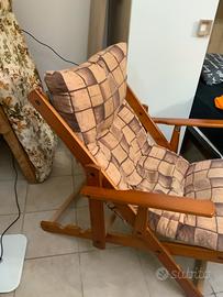 Sedia poltrona regolabile