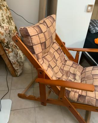 Sedia poltrona regolabile