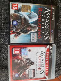 PS3 due videogiochi di Assassin's Creed 