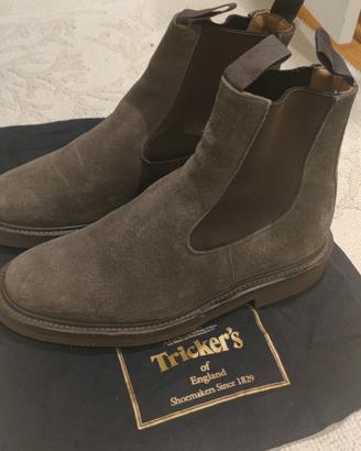 Tricker's,Trickers,stivaletto uomo, camoscio tg.41