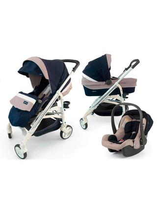 Inglesina Trilogy City TRIO Blu Tortora 8 pezzi