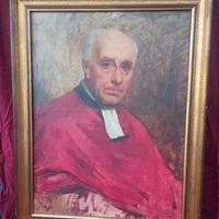 antico dipinto olio su tela Vittorio Cavalleri