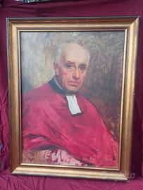 antico dipinto olio su tela Vittorio Cavalleri