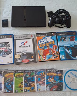 ps2 con volante thrust