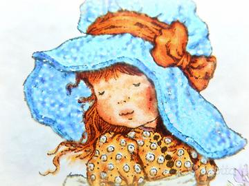 SARAH KAY Vintage1980 VETRI decorativi catturasole