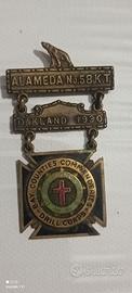 Medaglia a spilla Alameda No. 58 K.T.