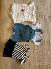 Lotto estivo neonato 0/6 mesi