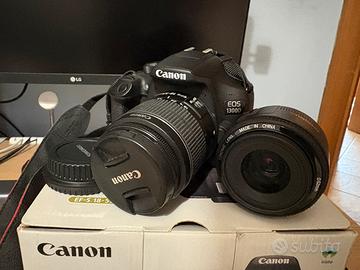 Canon EOS 1300D Kit 18-55 + Grandangolo 35mm