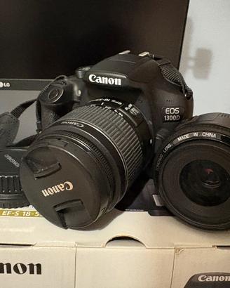 Canon EOS 1300D Kit 18-55 + Grandangolo 35mm