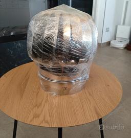 Fumaiolo eolico inox su cuscinetti 