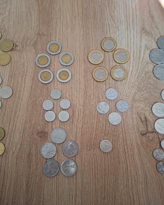 Lotto Collezionistico 55 Monete Lira Italiana