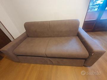 divano letto 3 posti in fibraelefant, usato 1 mese