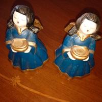 Coppia angeli Thun originali in ceramica