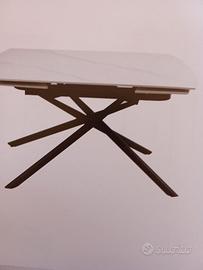 Tavolo allungabile in gres porcellanato