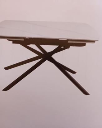 Tavolo allungabile in gres porcellanato