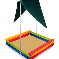 Casetta da sabbia con telo solare