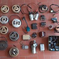 Componenti elettrici usati per varie moto d'epoca
